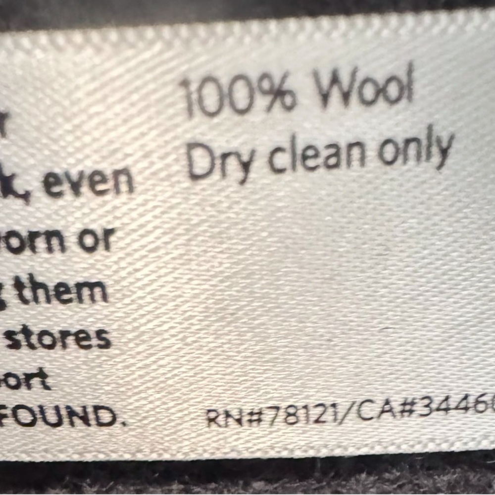 Eileen Fisher ash/charcoal ombré boil wool Kimono long coat - Picture 12 of 12
